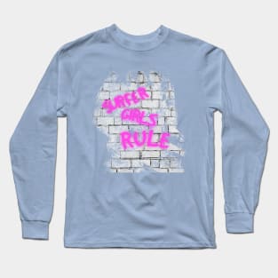 Surfer girls rule t-shirt Long Sleeve T-Shirt